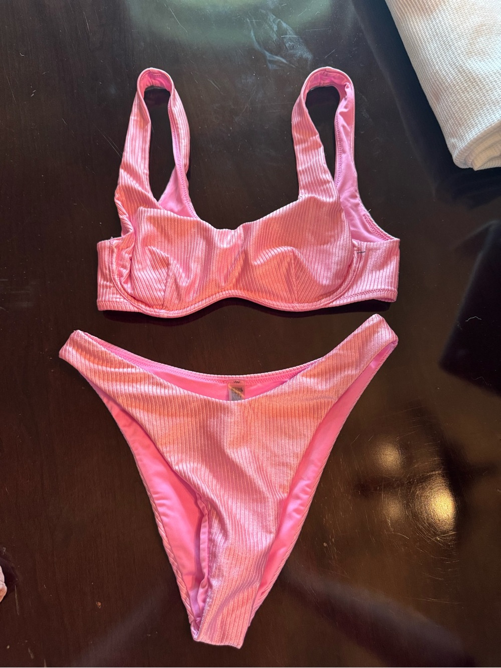 PINK Victoria's Secret Pink Bikini Top and Bottom Set - M